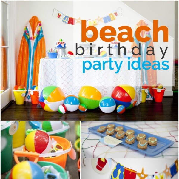 A Boy’s Beach Birthday Party x 2 | Spaceships and Laser Beams