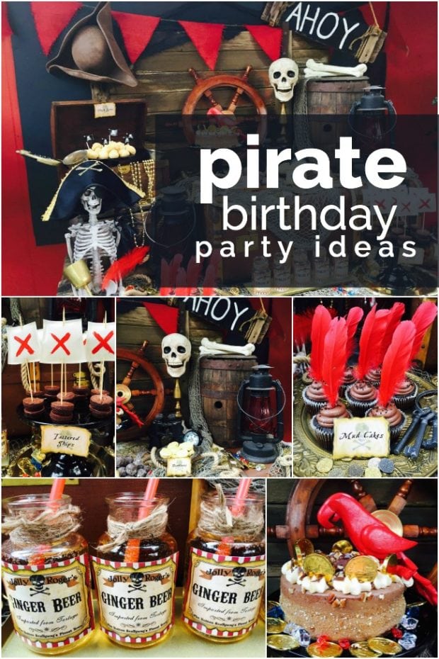 Inspiration for an Adventurous Pirate Themed Birthday Party