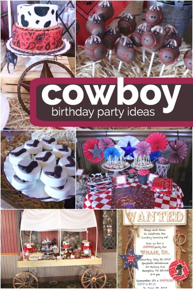 Cowboy Birthday Party Ideas