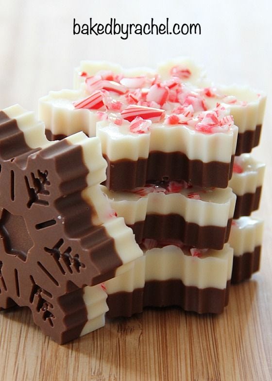 This Snowflake Peppermint Bark is the very definition of a festive treat