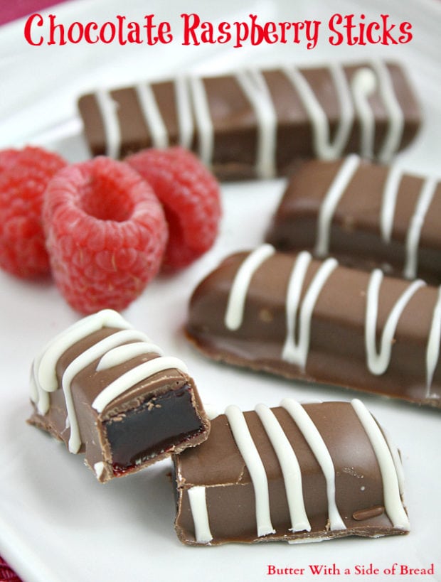 Berry, berry delicious. Try making these Chocolate Raspberry Sticks.