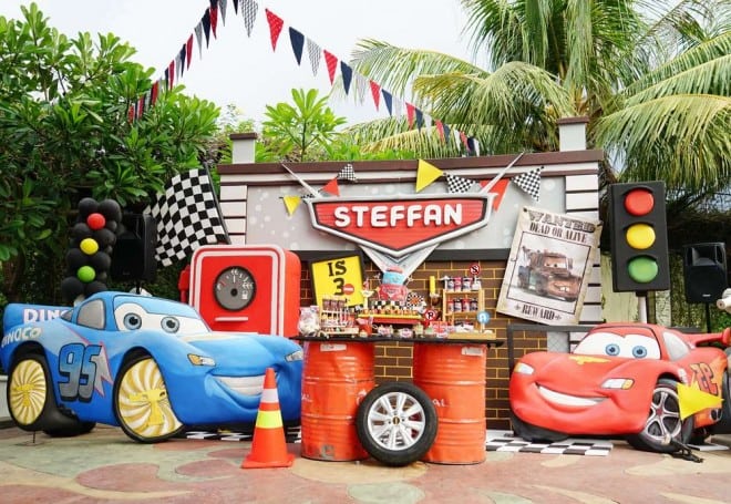 Boy's Car Themed Birthday Party Ideas