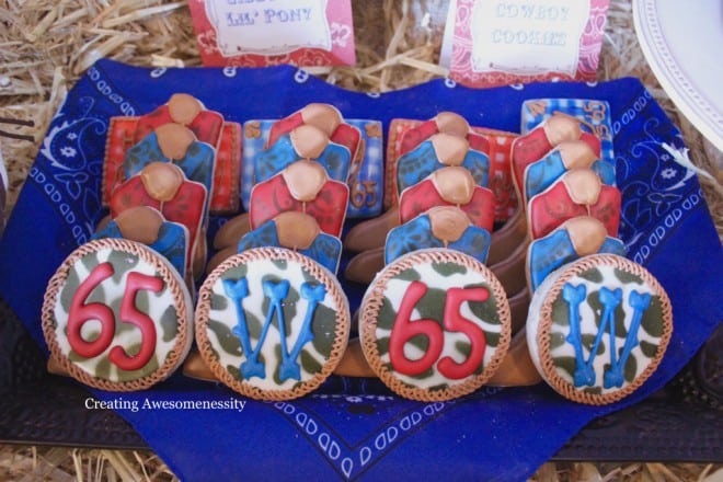 Cowboy Themed Western Party Cookie Food Ideas