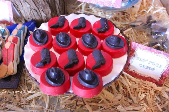 Western Themed Party Food Oreos