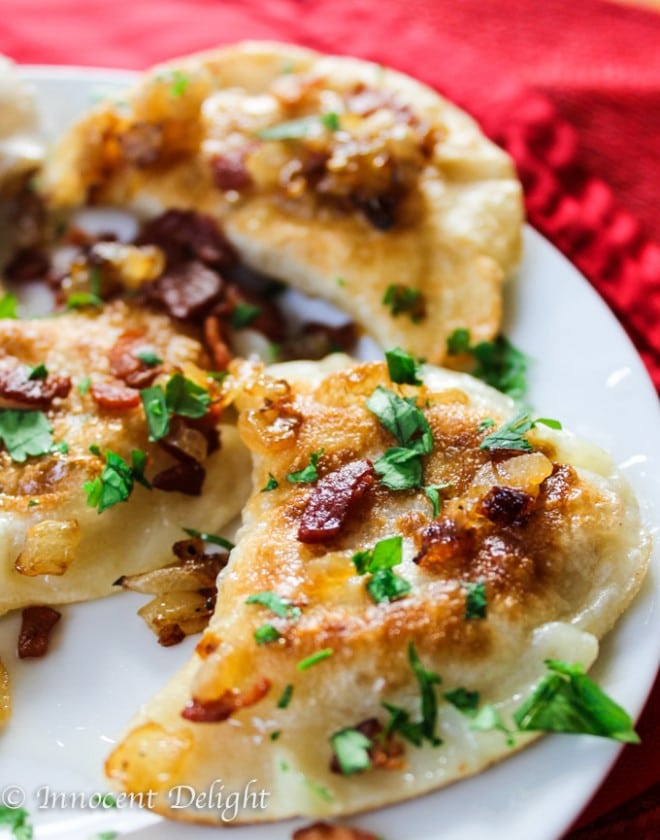 Authentic Polish Pierogi with Potatoes and Cheese