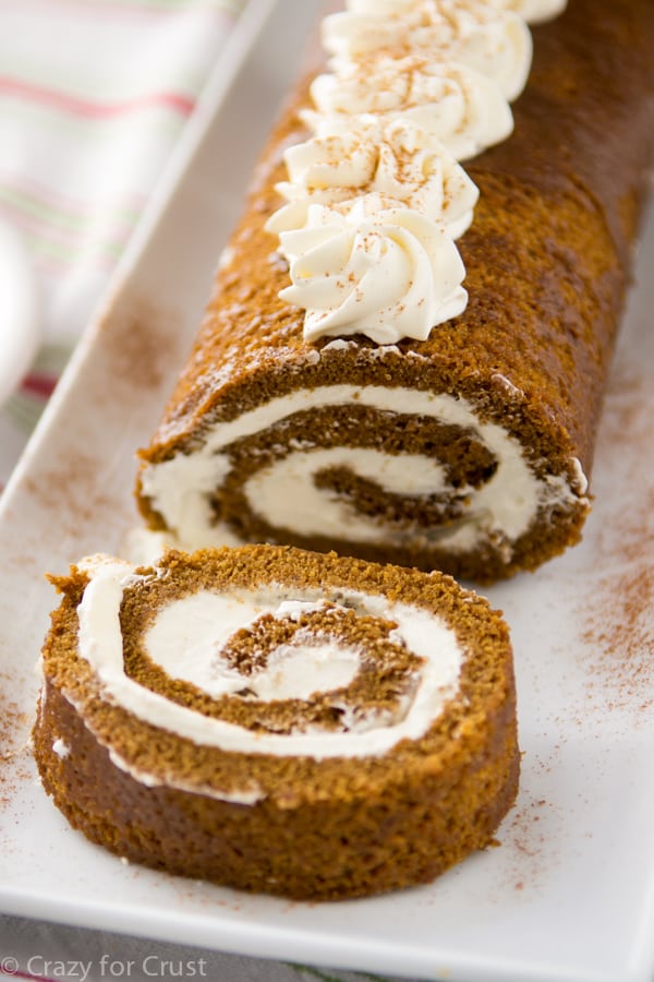 Gingerbread Cake Roll