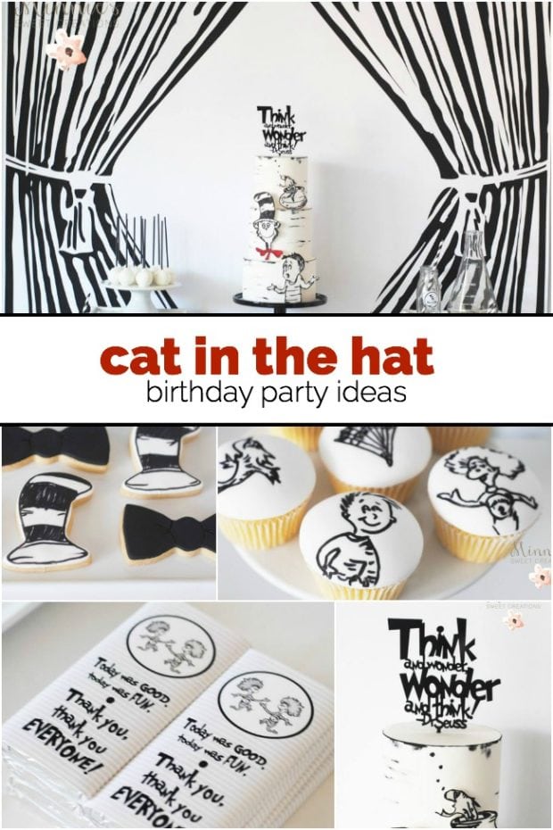 Boy's Cat in the Hat Birthday Party Ideas