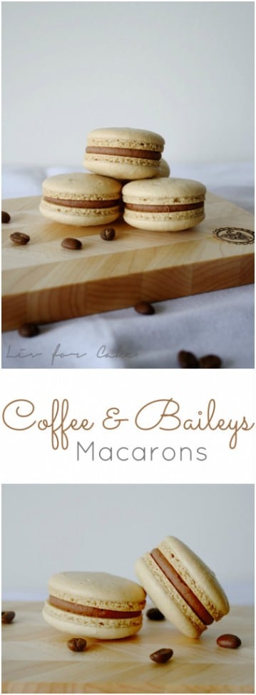 Coffee and Baileys Macarons