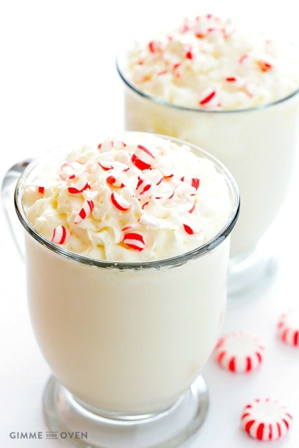 14 Peppermint White Hot Chocolate