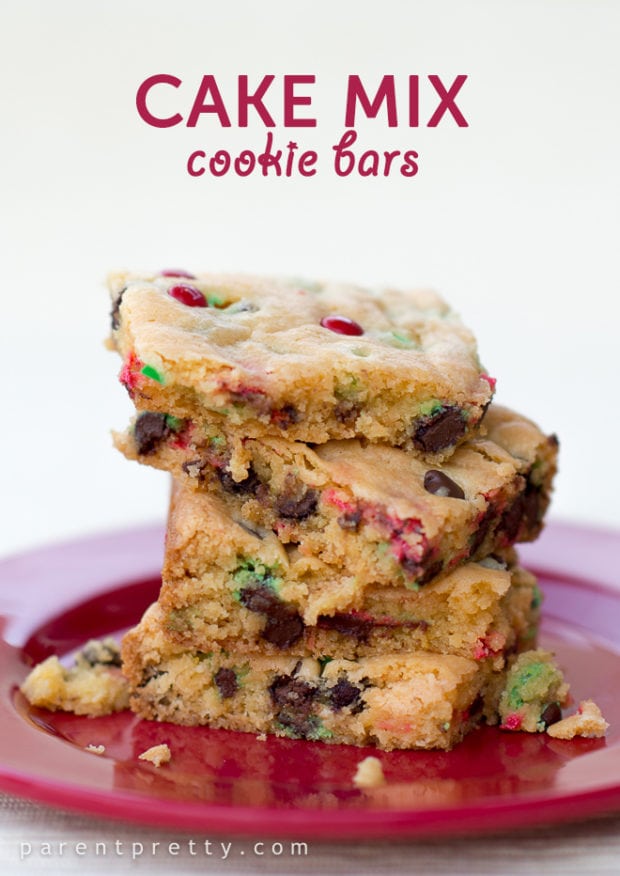 Cake Mix Cookie Bars