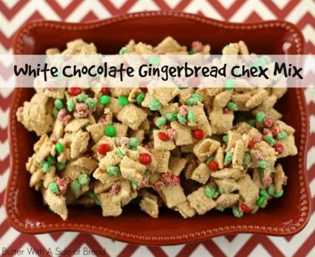 White Chocolate Gingerbread Chex Mix