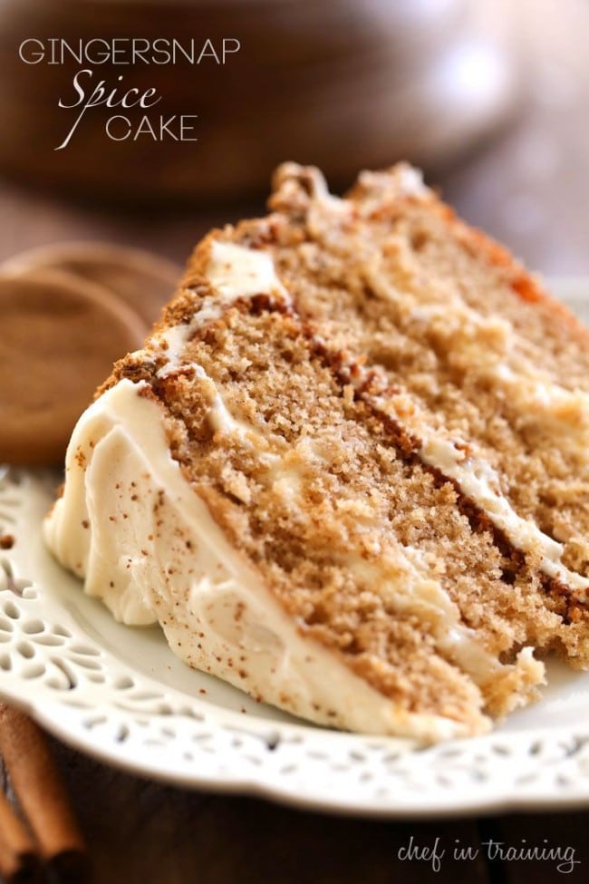 Gingersnap Spice Cake