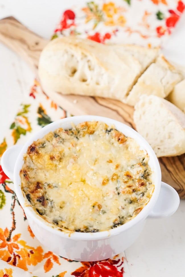 Baked Spicy Spinach Dip