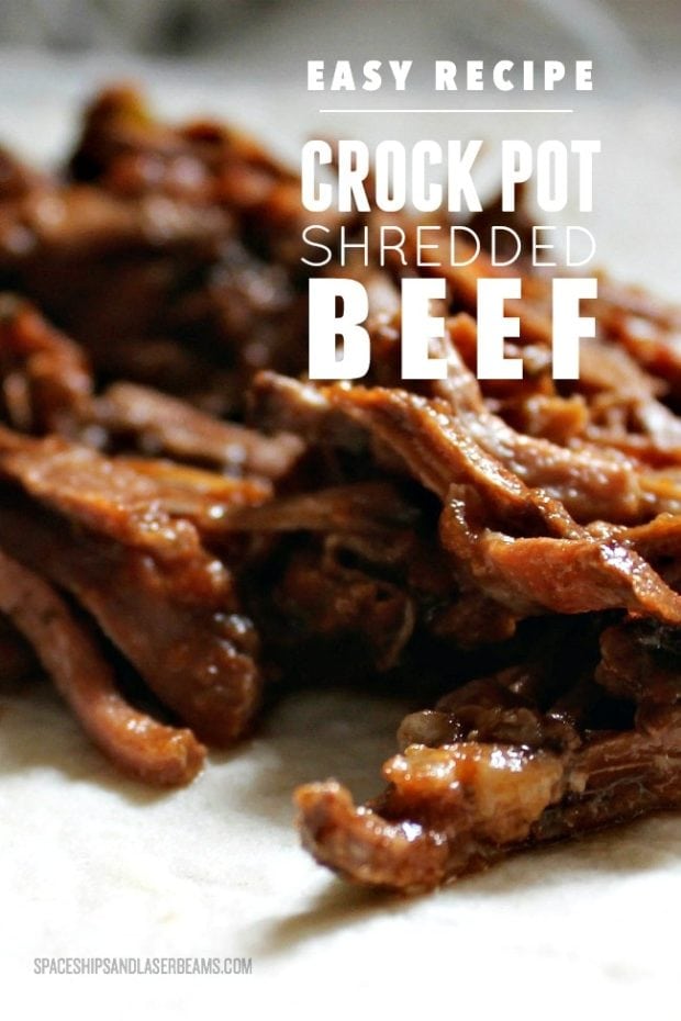 Easy Crockpot Shredded Beef