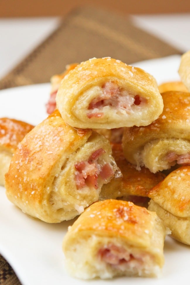 Ham and Cheese Pretzel Bites