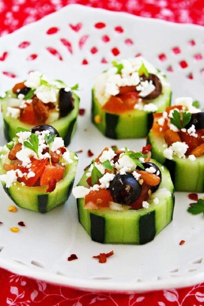 Mediterranean Cucumber Cups