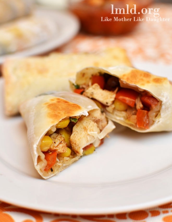 Southwest Chicken Rolls