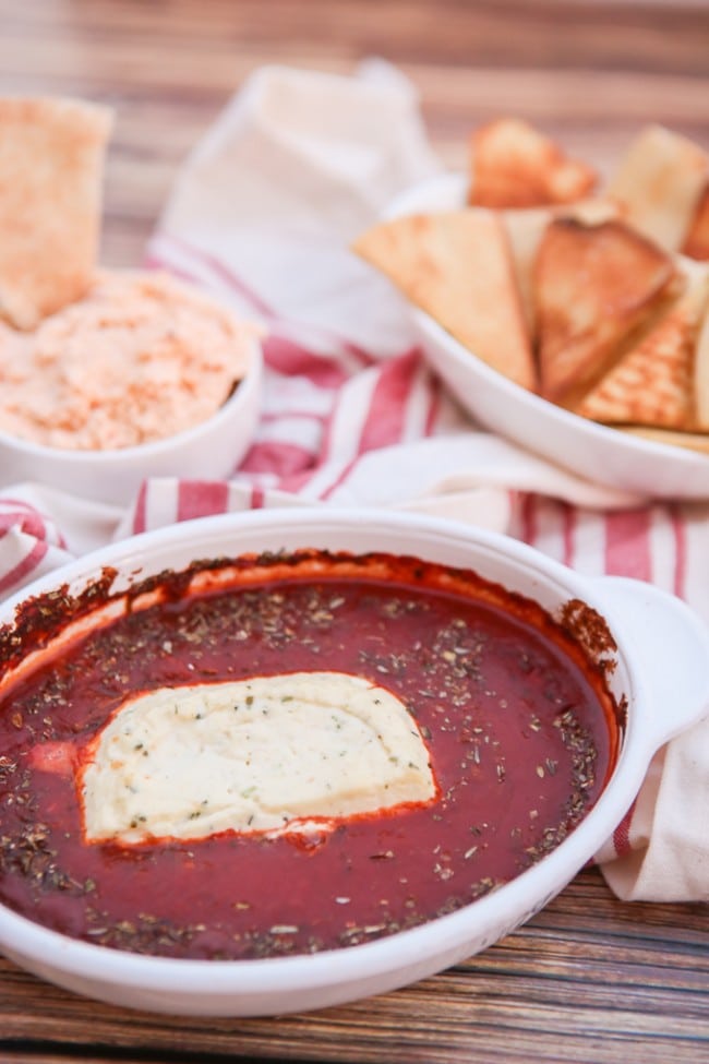 Easy Baked Boursin Tomato Dip