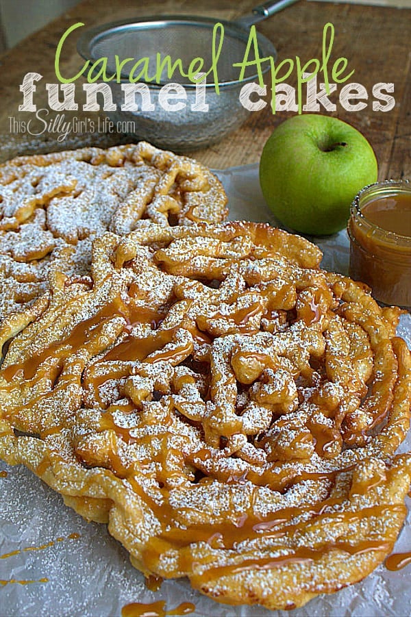 7 Caramel Apple Funnel Cakes