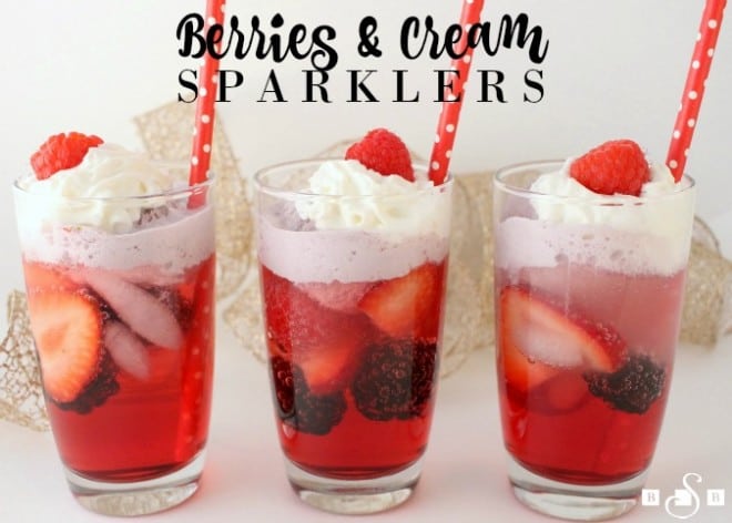 Berries & Cream Sparklers