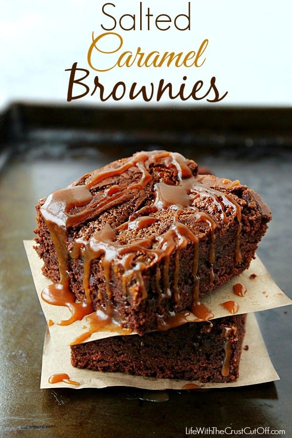 8 Salted Caramel Brownies