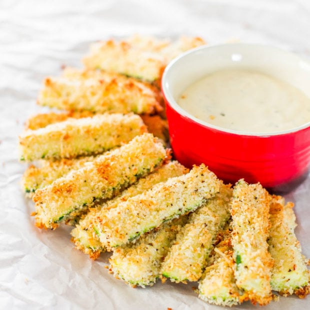 Baked Parmesan Zucchini Sticks