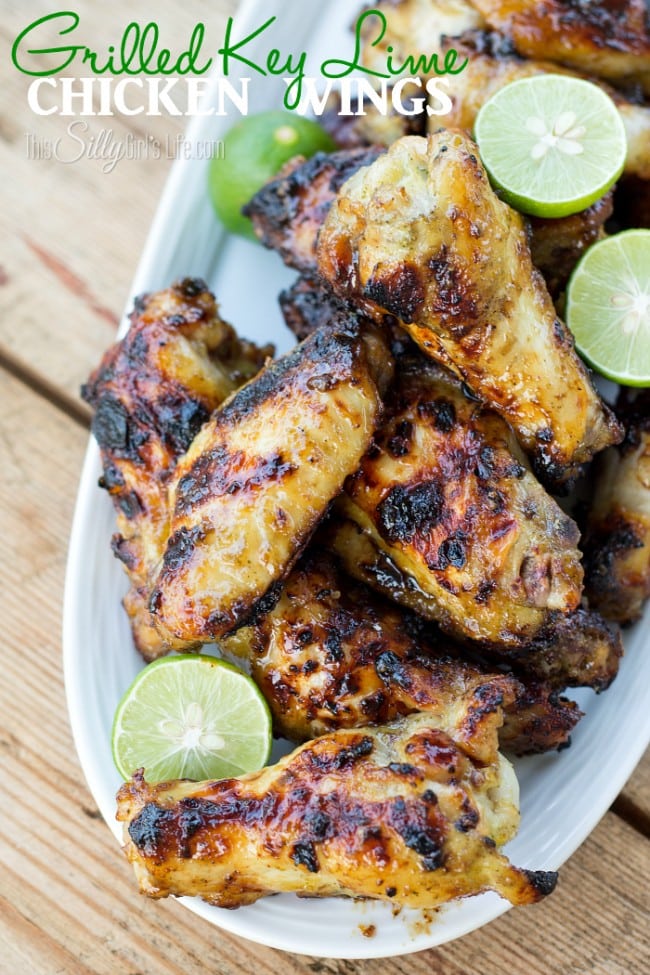 Grilled Key Lime Chicken Wings
