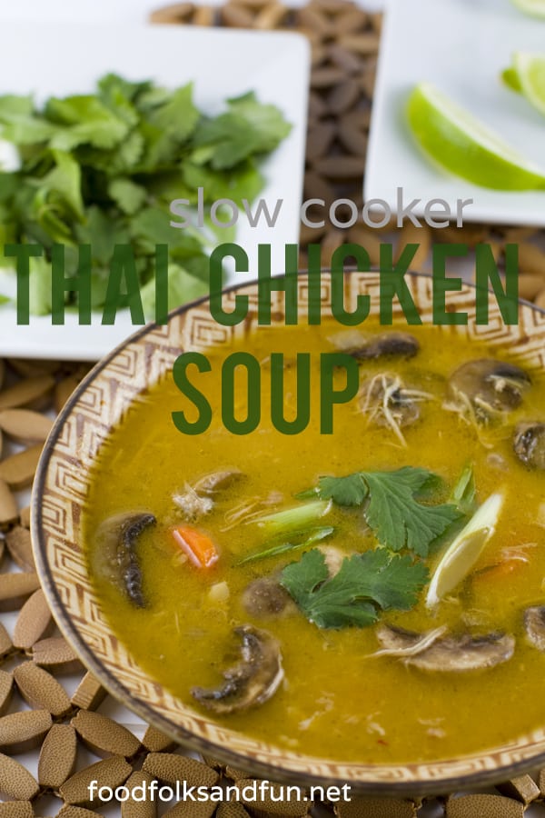 Slow Cooker Thai Chicken Soup