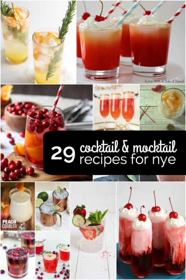 New Year's Eve Mocktail with Ball Drop Ice Recipe • Really, Are You  Serious?