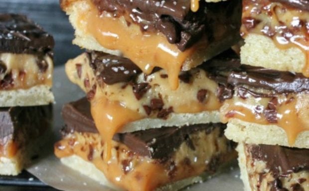 A close up of food, with Caramel