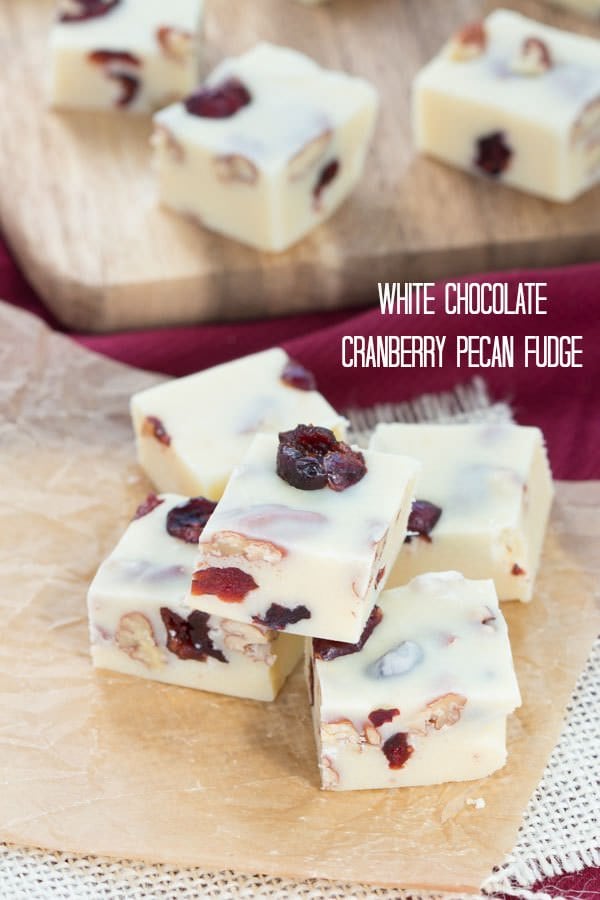 fudge White-Chocolate-Cranberry-Pecan-Fudge