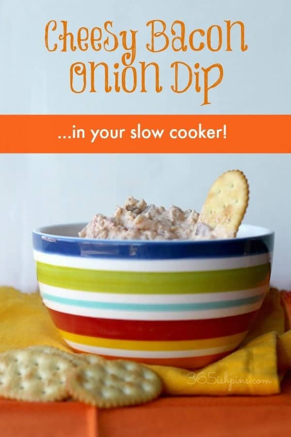 Slow-cooker Cheesy Bacon Onion Dip