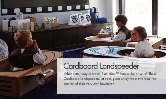 Cardboard Lanspeeder