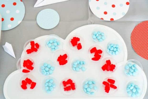 Airplane Themed Boys Birthday Party Food Candy Ideas