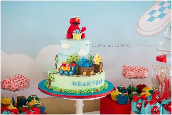 Elmo Birthday Party Table Ideas