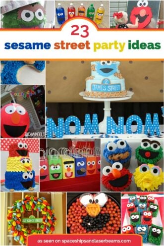 21 Sensational Sesame Street Party Ideas - Spaceships and Laser Beams