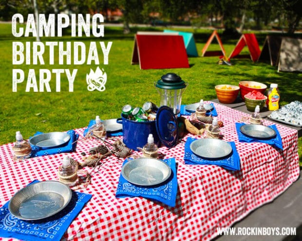 Camping Birthday Party Decorations