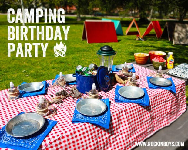 DIY Camping Party Ideas 