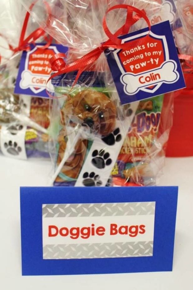 paw patrol doggie bags