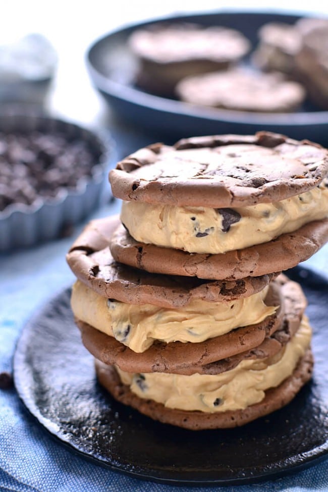 Peanut Butter-Filled Chocolate Sandwich Cookies