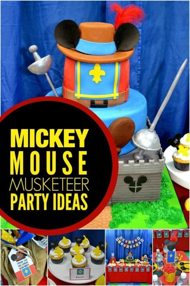 4 A Boy’s Mickey Mouse Musketeer Birthday Party