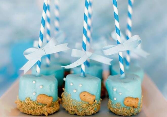 fish Marshmallow Pops