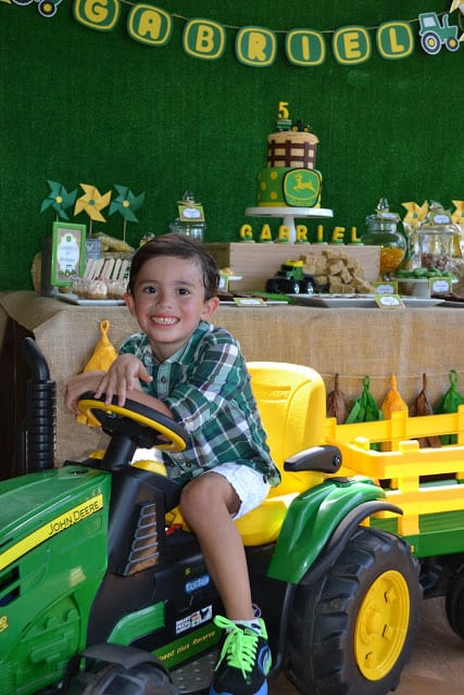 Farm Tractor Birthday Party 