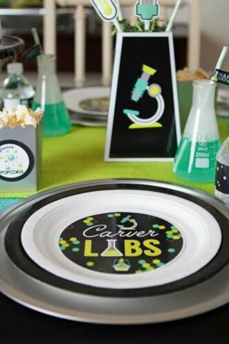 A Laboratory Science Birthday Party - Spaceships and Laser Beams