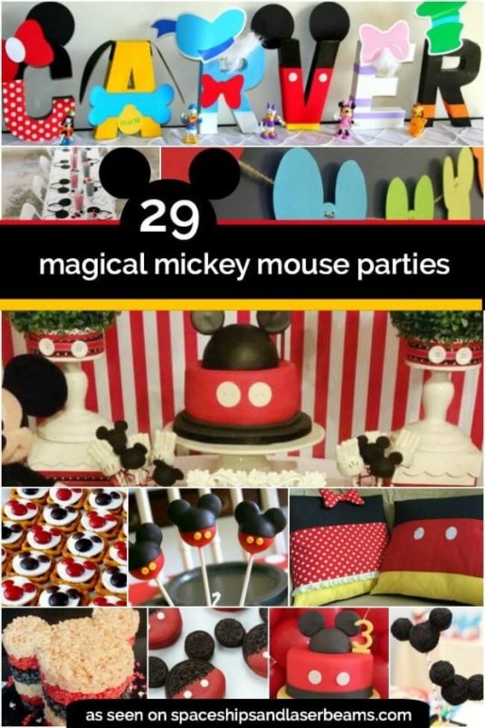 29 Mickey Mouse Birthday Party Ideas - Spaceships and Laser Beams