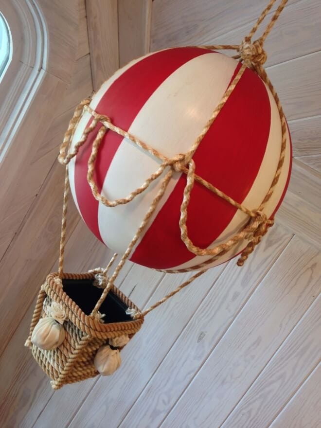 Beach Ball Hot Air Balloon Decoration