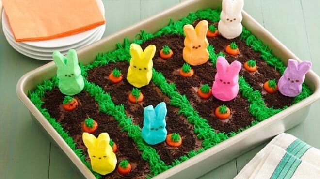 PEEPS Easter Garden Cake