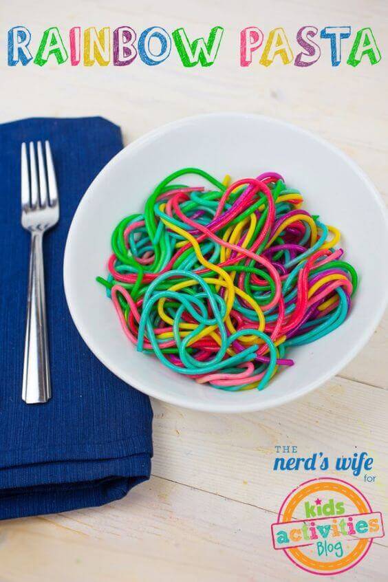 Rainbow Pasta