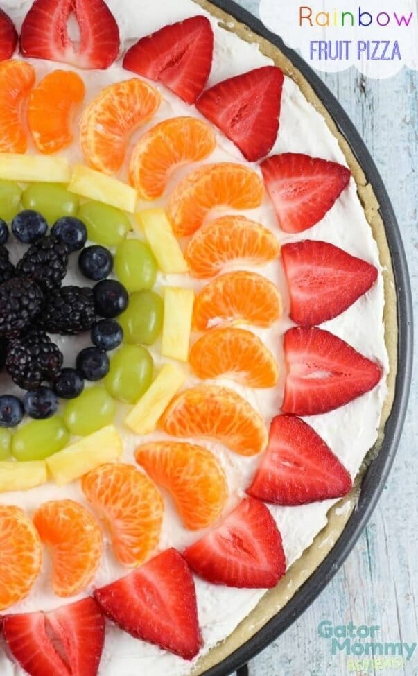 Rainbow Fruit Pizza