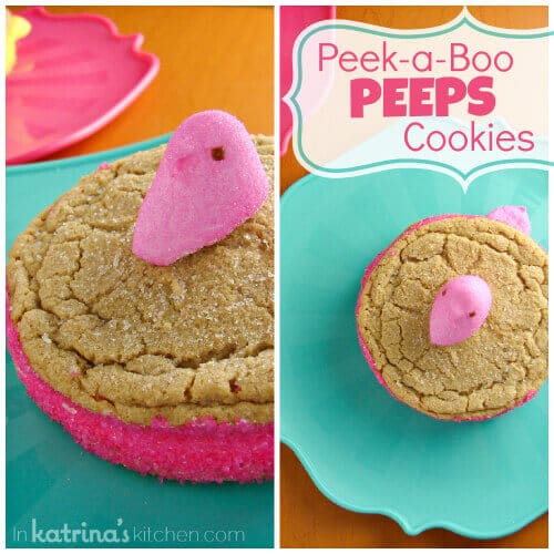Peek a Book PEEPS Cookies